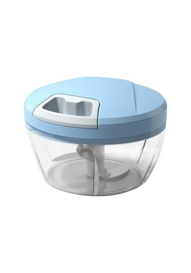 1 Adet Sarımsak Doğrayıcı Manuel Sarımsak Presi Yiyecek Sebze Kesici Et Kıyma Makinesi Mutfak Aletleri El Kıyma Makinesi Sarımsak Ezici Mavi