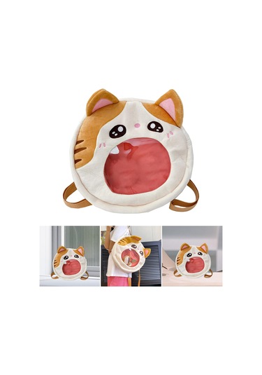 Suntek Karikatür Peluş Sırt Çantası Sevimli Büyük Bebeksiz Sarı