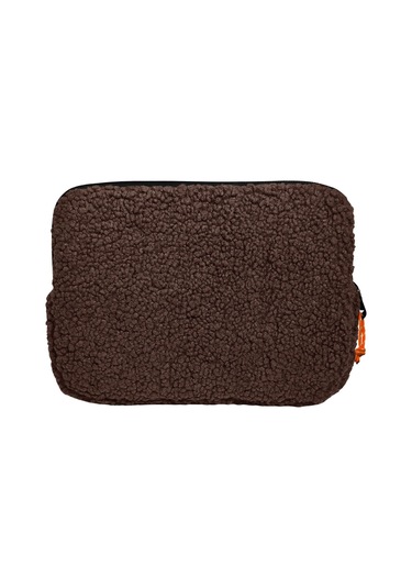 Jacbag Teddy Kahverengi/turuncu Peluş Erkek Çocuk Tablet Çantası Tablet Kılıfı