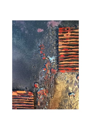 50 70 Rölyef Kabartmalı Absürd Tablo