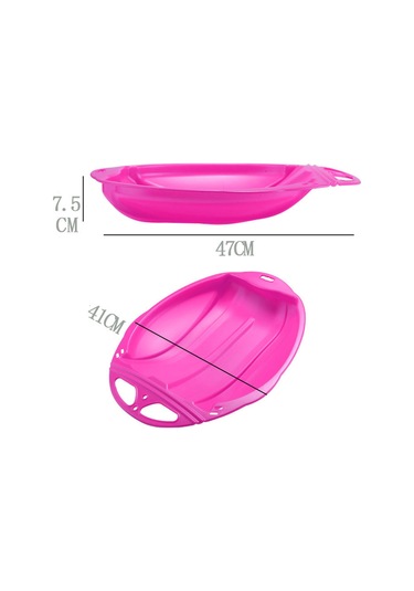 Suntek Dayanıklı Çocuklar Kar Kızağı Kızak Açık Pembe