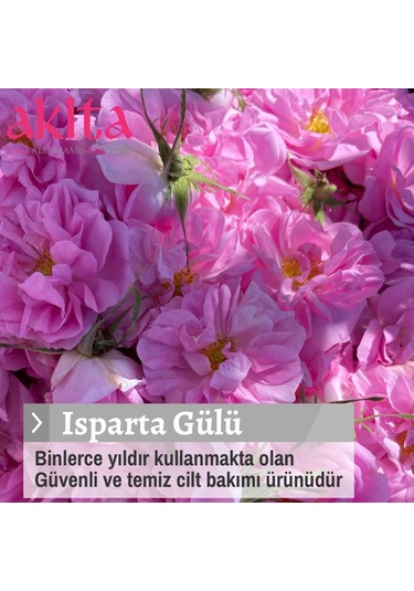 Akita Doğal Yağı Alınmamış Gül Suyu Seti 300 ML
