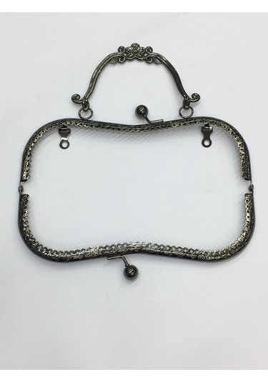 Çanta Ve Cüzdan Klipsi Kuluplu Çiçek Model Siyah Antrasit Siyah Antrasit Çok Renkli