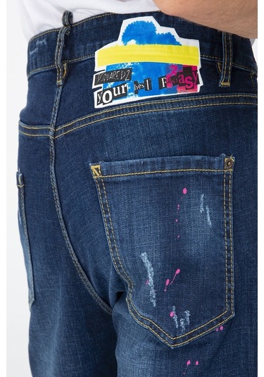 Yeni Dsquared2 Erkek Şort (469441375) Mavi