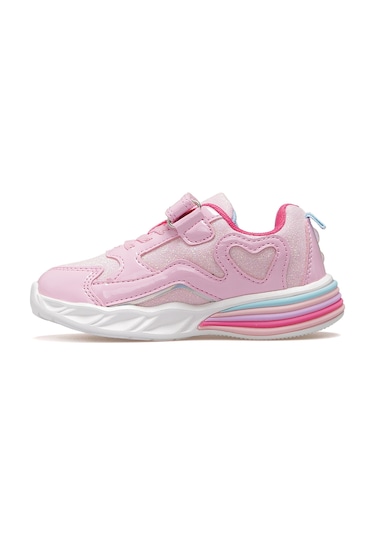 Berry Kız Çocuk Hafif Işıklı Sneaker Spor Ayakkabı 25k Buck3046 Pembe Pembe