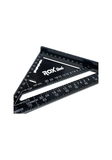 Rox Wood 0023 Alüminyum Üçgen Marangoz Gönye 175 Mm