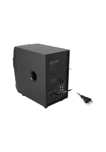 Mikado Md-671bt 2+1 40w Rms Siyah Usb+sd+fm Destekli Multimedia Bluetooth Speaker Ev Sinema Sistemi
