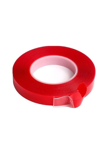 Meg Akrilik Şeffaf Silikon Çift Taraflı Bant 18 MM x 2 M