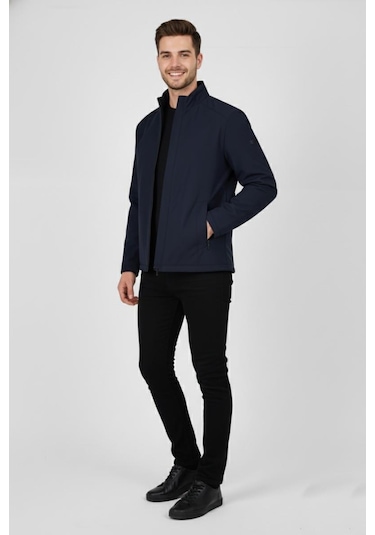 Erkek Hakim Yaka İçi Polarlı Spor Mont 99546 Bgl-st04879 Lacivert