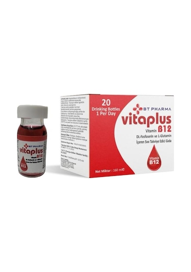 Vitaplus Vitamin B12 Takviye Edici Gıda 20 Flakon