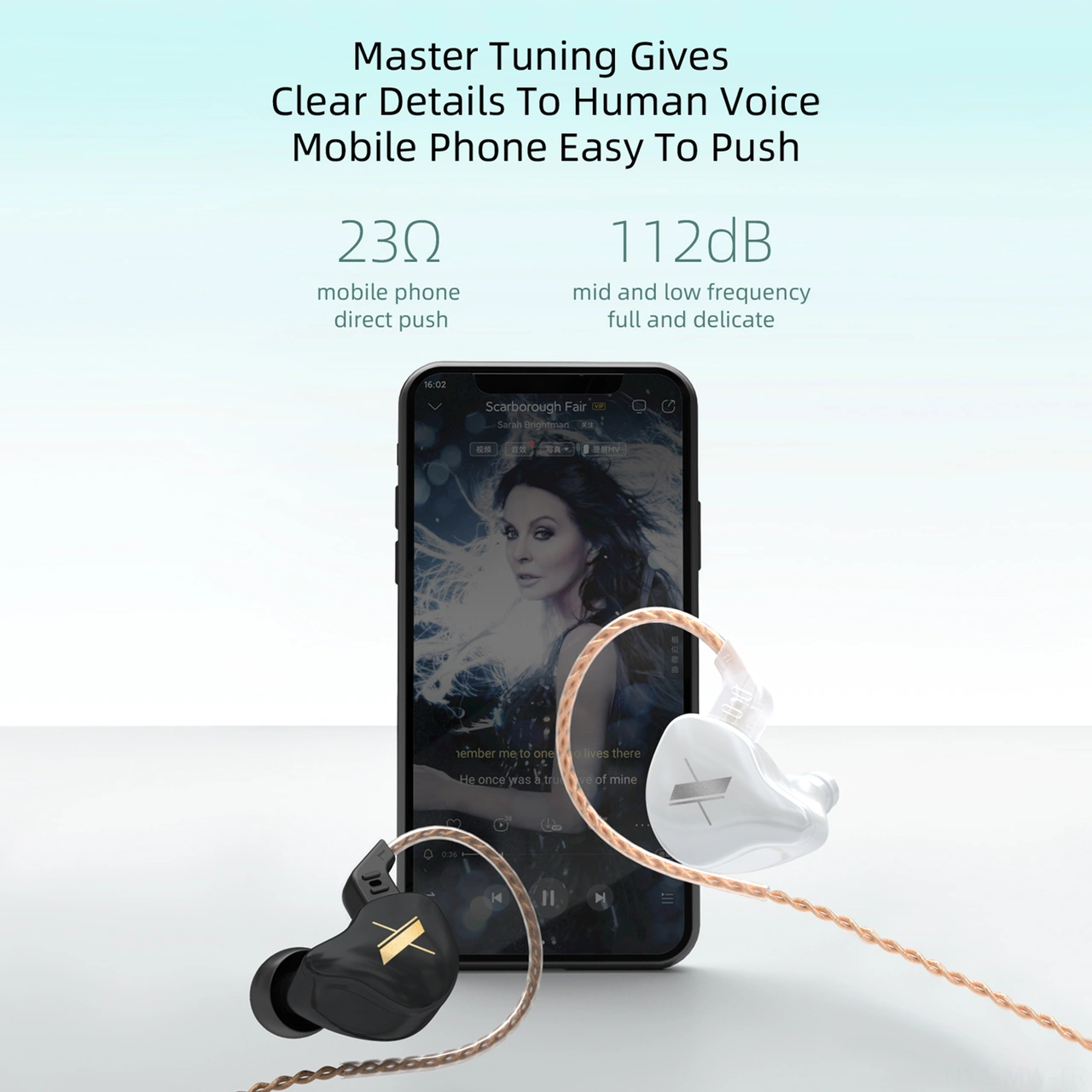 Moveevo Edx Kablolu Kulak İçi Kulaklık, 3.5mm Bağlantı, 10mm 1dd Sürücü, Çabuk Tak & Kullan, Değiştirilebilir Kablolu, Siyah Mikrofonlu Edx