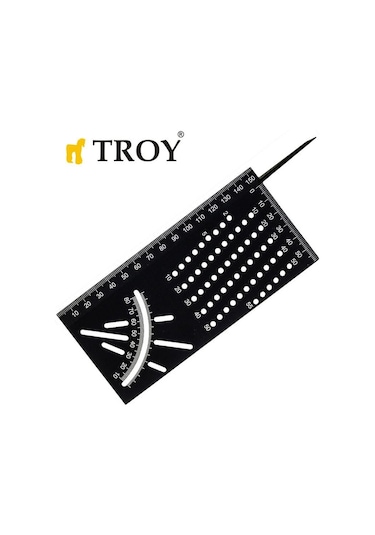 Troy 25901 Alüminyum Kırlangıç Geçme İşaretleme Gönyesi