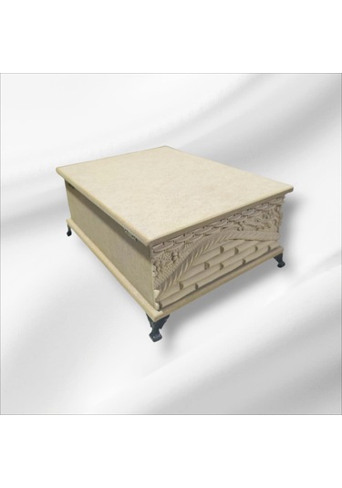 Ahşap Ham Mdf-takı-makyaj-aksesuar-çok Amaçlı Dekoratif Kutu