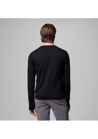 Columbia Columbıa Tech Traıl Utılıty Warm Ls Crew Erkek Sweatshırt 2136881-010 Siyah