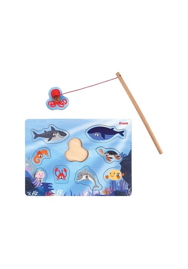 Rossie Ahşap Balık Tutma Oyunu Ve Puzzle