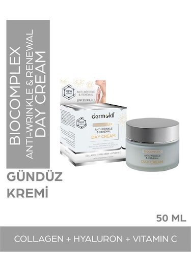 Dermokil Kırışık Karşıtı ve Yenileyici Gündüz Kremi 50 ML