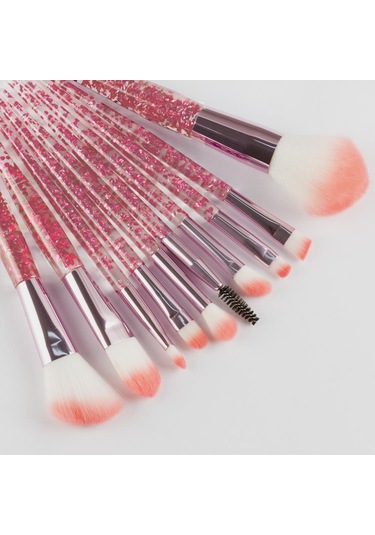 Fontenay Profesyonel Simli Makyaj Fırça Seti 10'lu