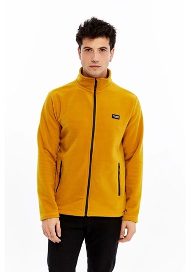 Champp Tam Fermuarlı Unisex Polar Sarı