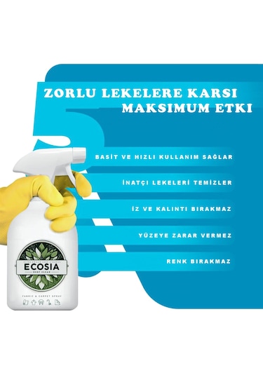 Ecosia Çok Amaçlı Ultra Güçlü Leke Çıkarıcı Sprey 500 ML