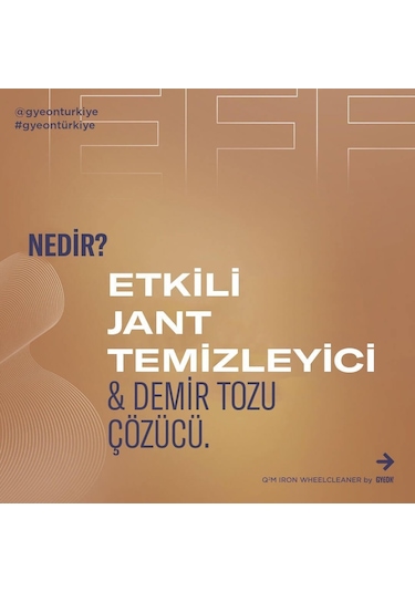 Gyeon Q²m Iron Wheelcleaner Redefıned Jant Temizleyici Demir Tozu