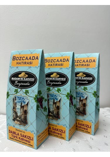 Damla Sakızlı Türk Kahvesi 3 Lü Set Türk Kahvesi