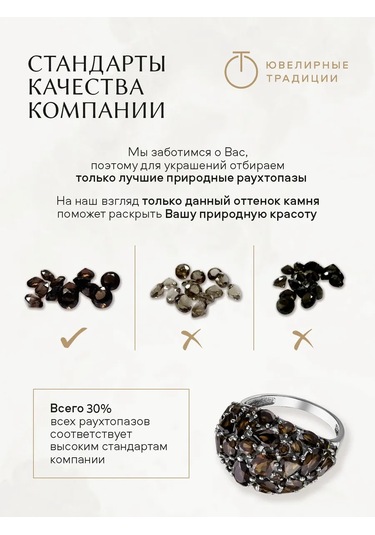 Uvelirnye Tradicii 925 Ayar Gümüş Duman Topaz Kalp Küpeler 222850605 Diğer