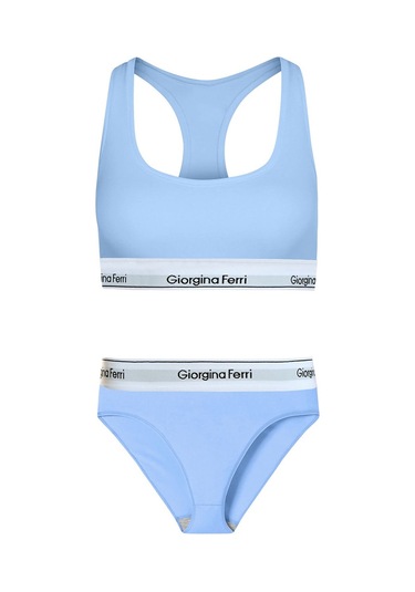 2 Li Set Kadın Günlük Kullanıma Uygun Spor Bralet + Slip Külot Elsa