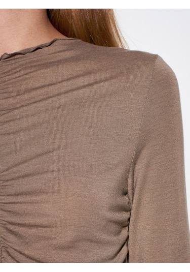 Dilvin 32112 Büzgülü Top-vizon Vizon