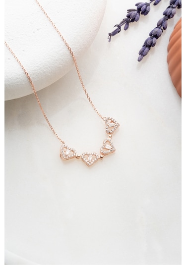 Nereze 925 Ayar Gümüş Işıklı Kutulu Mıknatıslı Açılır Kapanır Rose Yonca Kolye