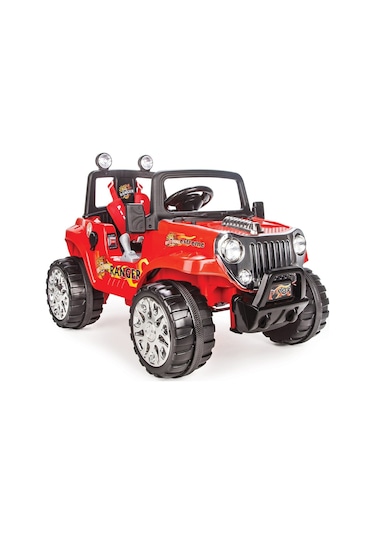 Pilsan Ranger 12 V Uzaktan Kumandalı Akülü Jeep - Kırmızı 05 107