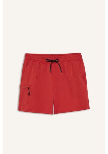 DeFactoFit Baskılı Esnek Dokulu Kısa Boy Sporcu Deniz Şortu C5138AX25HSBR91