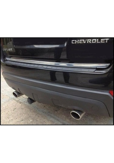 Chevrolet Captiva Formlu Krom Bagaj Alt Çıtası Paslanmaz Çelik