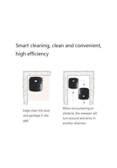 3'ü 1 Arada Akıllı Usb Şarjlı Süpürme Makinesi Spreyli Siyah