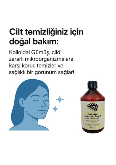 Engin Gezici Kolloidal Gümüş Suyu 4 x 500 ML