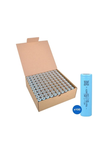 100 Adet Aspilsan 2900 Mah Li-ion Şarjlı Pil