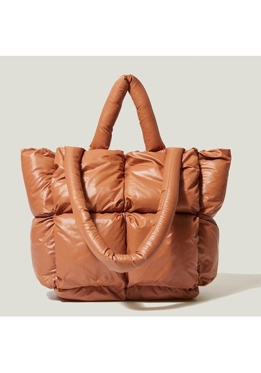 Ganzhoushop Yumuşak Yeni Uzay Tote Red Pamuklu Omuz Moda Kumaş Kış Kapasiteli Kadın Çantası Çantası Çantalar Çanta Çanta Büyük Aşağı Alışveriş Ch Kırmızı