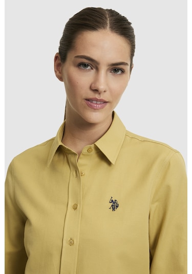 U.S. Polo Assn. U.s. Polo Assn. Kadın Gömlek Basic 50324791-vr235 Yag Yesılı