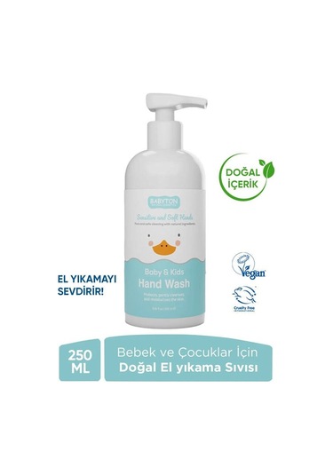 Babyton Bebek ve Çocuklar İçin Doğal El Yıkama Sıvısı