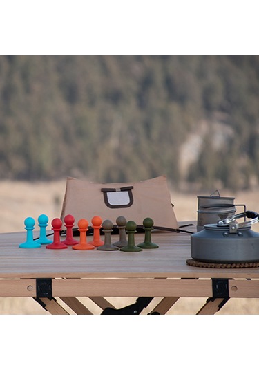 Lemestar 4'lü Tpr Kamp Çadırı Direk Koruyucu Kapağı - Elektrostatik Engelleme, Isolasyon, Taşınabilir, Kolay Kurulum - Kahve Renkli Kahverengi