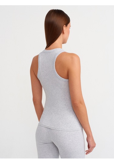 Dilvin Yaka Fitilli Atlet Gri Melanj