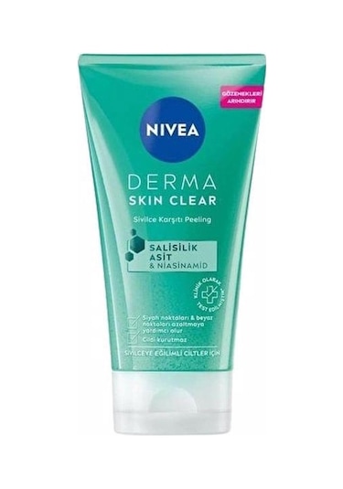Nivea Derma Skin Clear Sivilce Karşıtı Yüz Temizleyici Peeling 150 ML