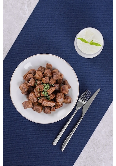 Emsan Fine Bone Freya Yuvarlak Gold 60 Parça 12 Kişilik Yemek Takımı