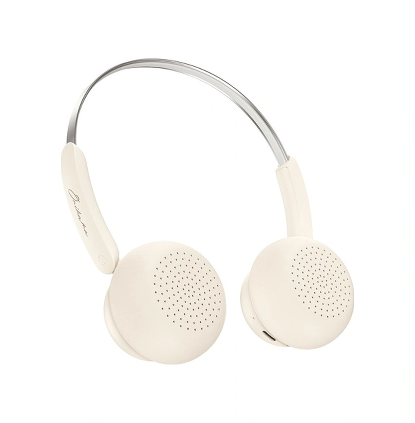 Fortunelane Onıkuma Gt820 Kafaüstü Kulaklık: Hafif, Gürültü Engelleme, Stereo Ses, 32mm Sürücü, Otomatik Bant, Bej