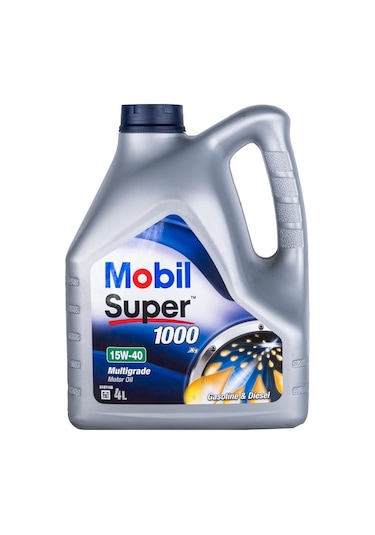 Mobil 15w/40 Super 1000 4lt Dizel & Benzinli