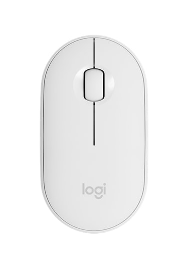 Reedark Logitech Pebble Beyaz Optik Mouse: İkili Bağlantı Bt + 2.4 Ghz , Ultra İnce Tasarım, 18 Ay Pil Ömrü, Sessiz Kaydırma Tekerleği