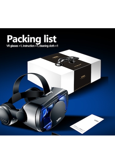 VRG Pro Plus 3D VR Kulaklık Kaskı 5-7 İnç Sanal Gerçeklik Gözlüğü