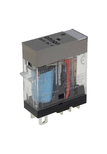 Omron G2R1-Sn 24V Dc 10A Tek Kontak Ledli Röle