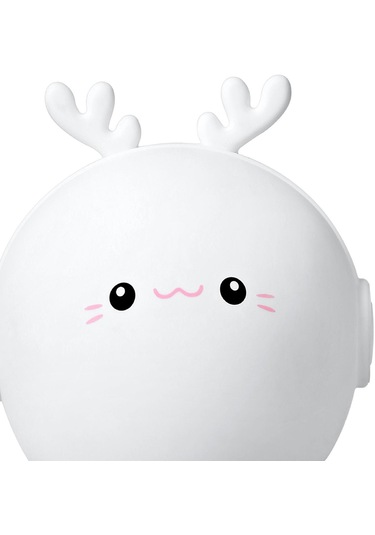 Suntek Silikon Kreş Gece Lambası Kısılabilir Renk Değiştirme Geyik Eklentisi Çok Renkli