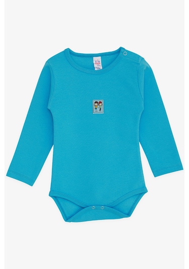 Breeze Erkek Bebek Çıtçıtlı Zıbın Arkadaş Temalı 9 Ay-3 Yaş, Mavi