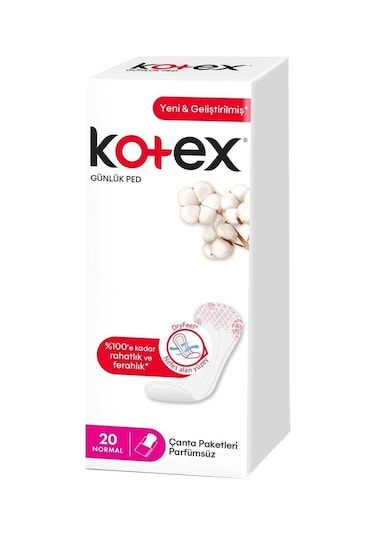 Kotex Anydays Normal Günlük Ped 20'li